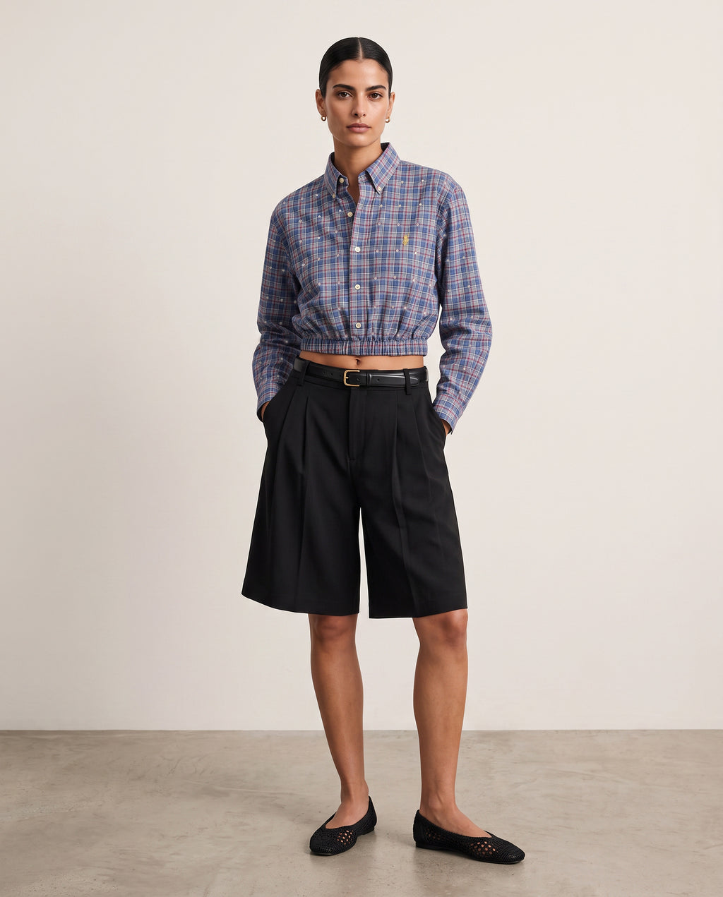 Cannes Cropped Long Sleeve