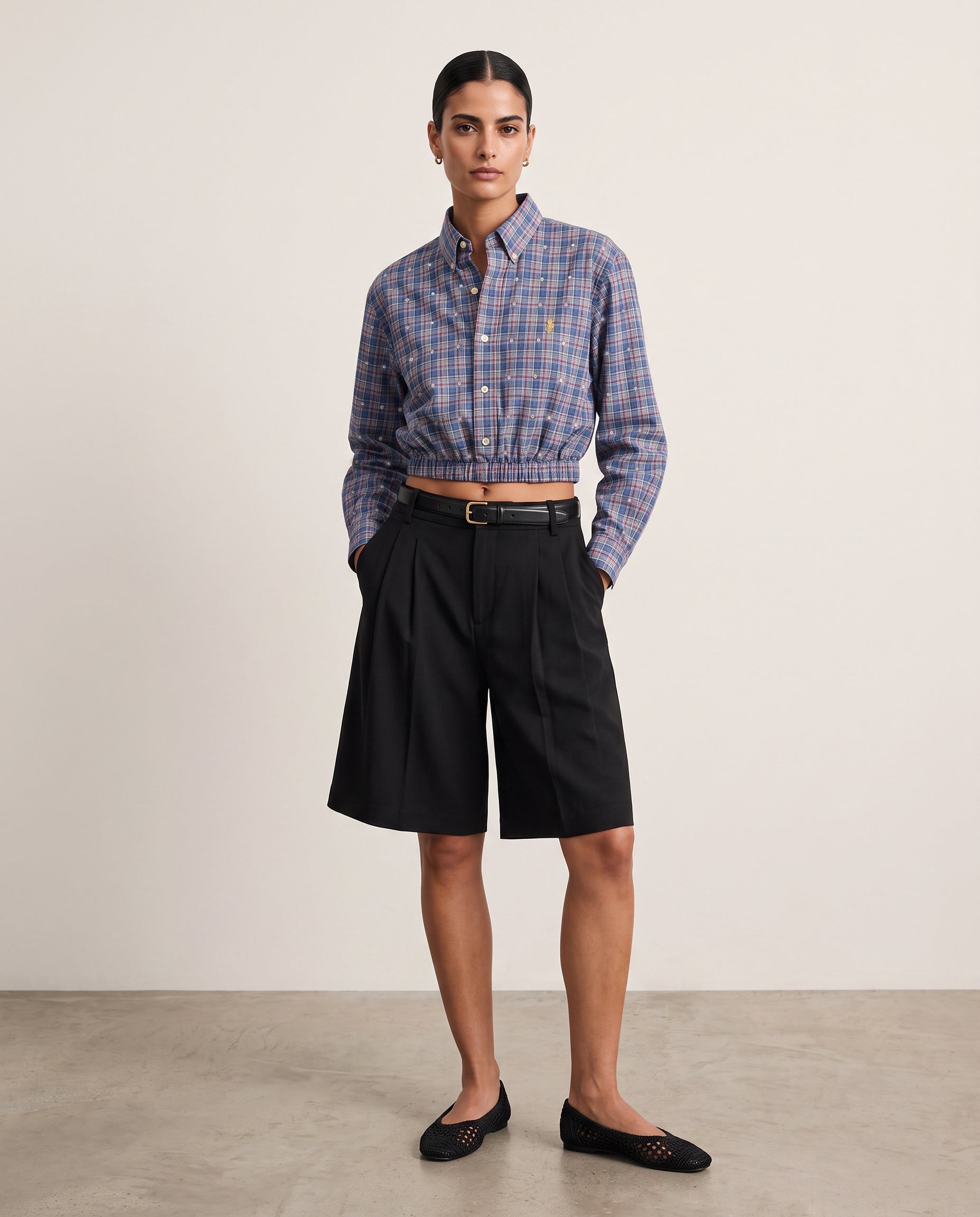 Cannes Cropped Long Sleeve