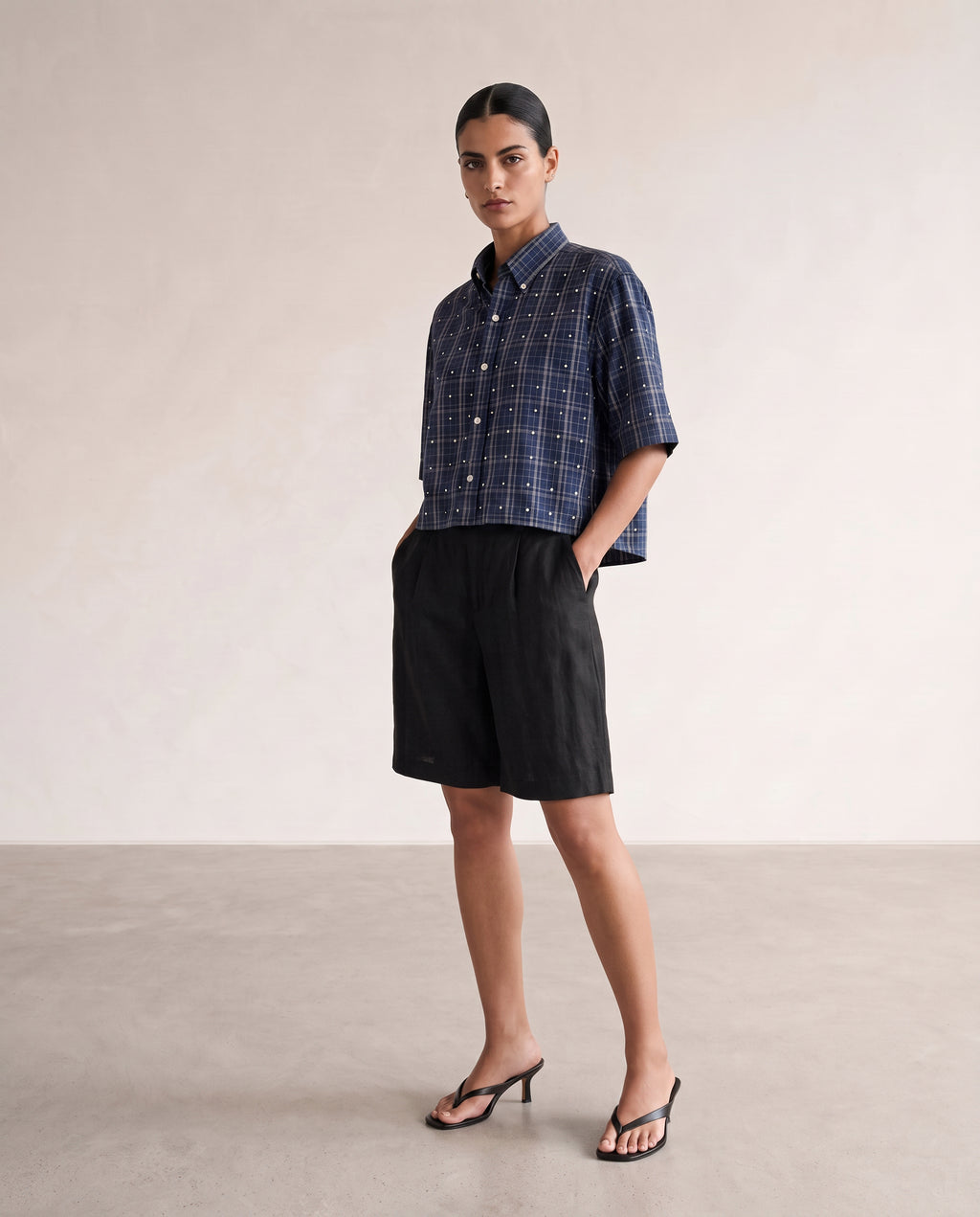 Paloma Cropped Short Sleeve