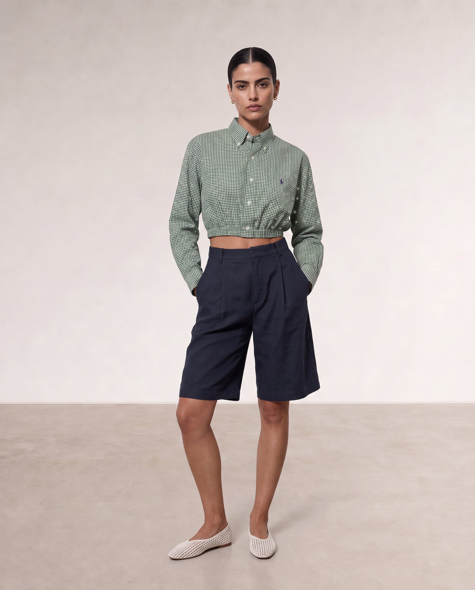 Monaco Cropped Long Sleeve