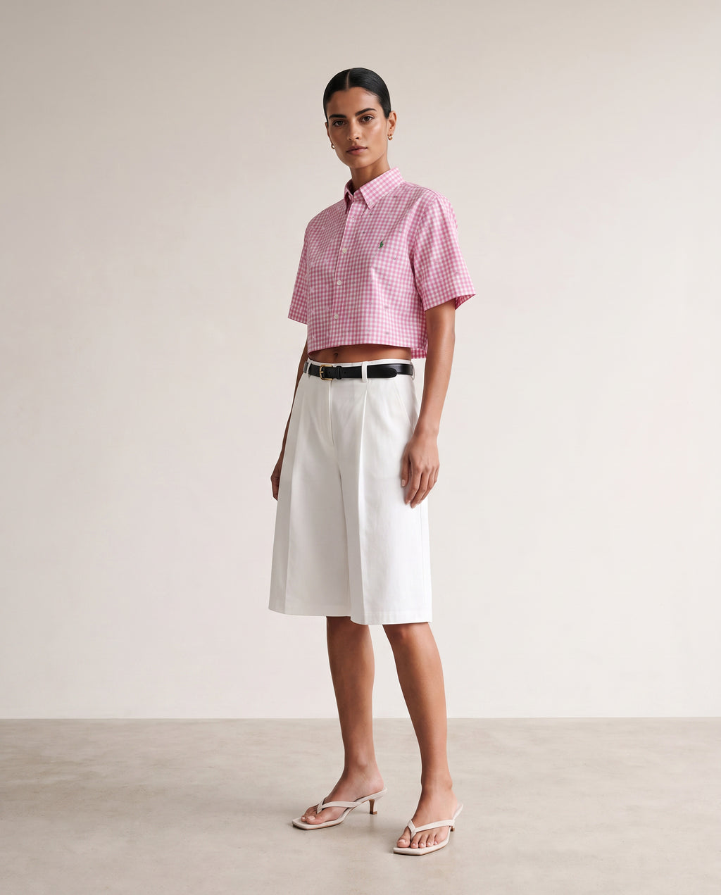 Saint-Tropez Cropped Short Sleeve