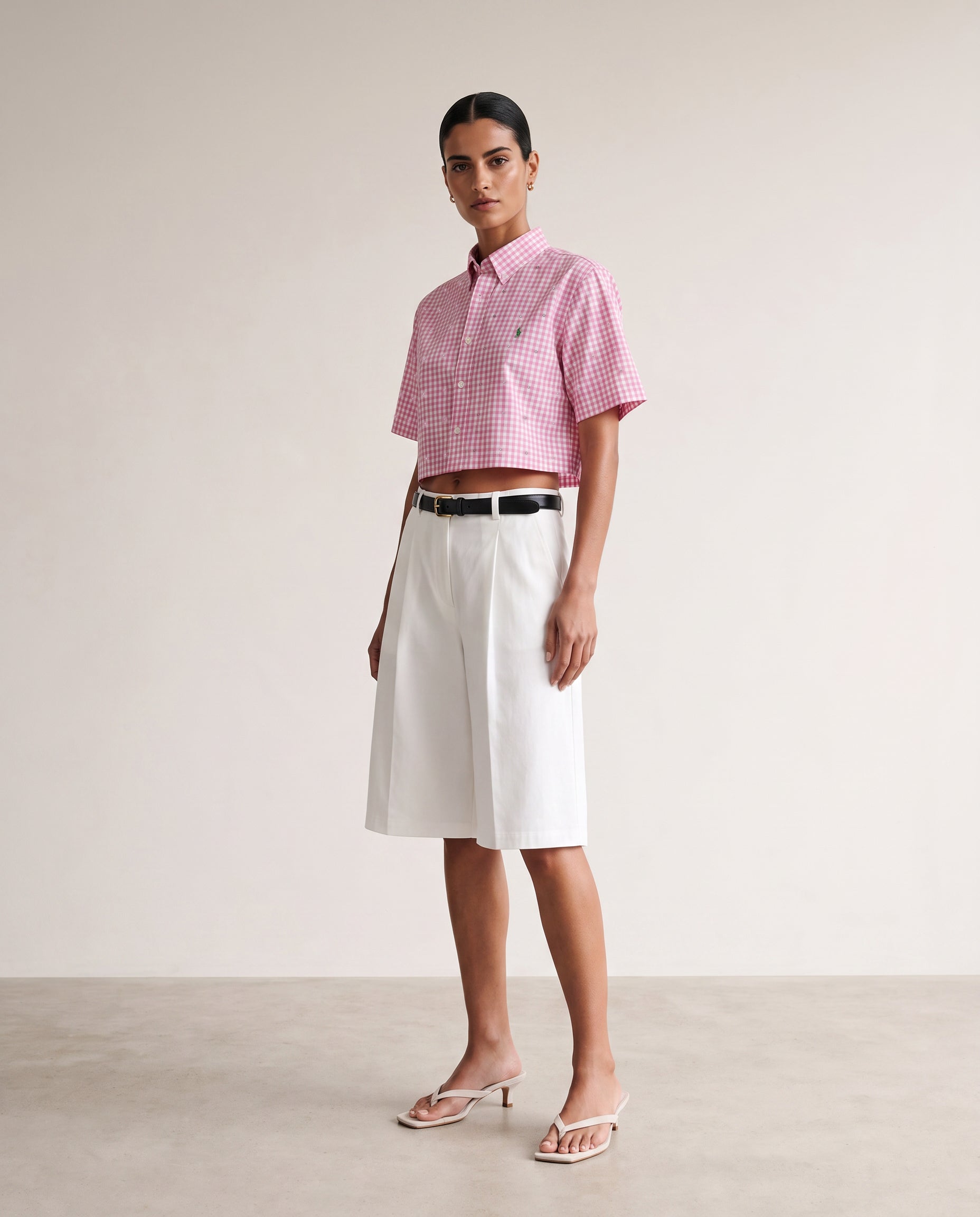 Saint-Tropez Cropped Short Sleeve